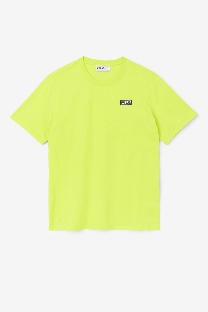 Fila T-Shirt Mens Light Green - Skylar - Philippines 7951423-WF